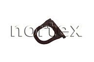 Ручка под шнур "Nortex" коричневая